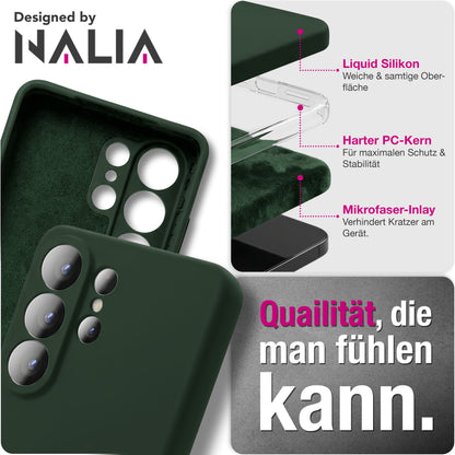 NALIA Silikonhülle für Samsung Galaxy S26 Ultra – Kameraschutz & Innenfutter – PHOENIX (Soft-Touch Case) – Marke aus Berlin