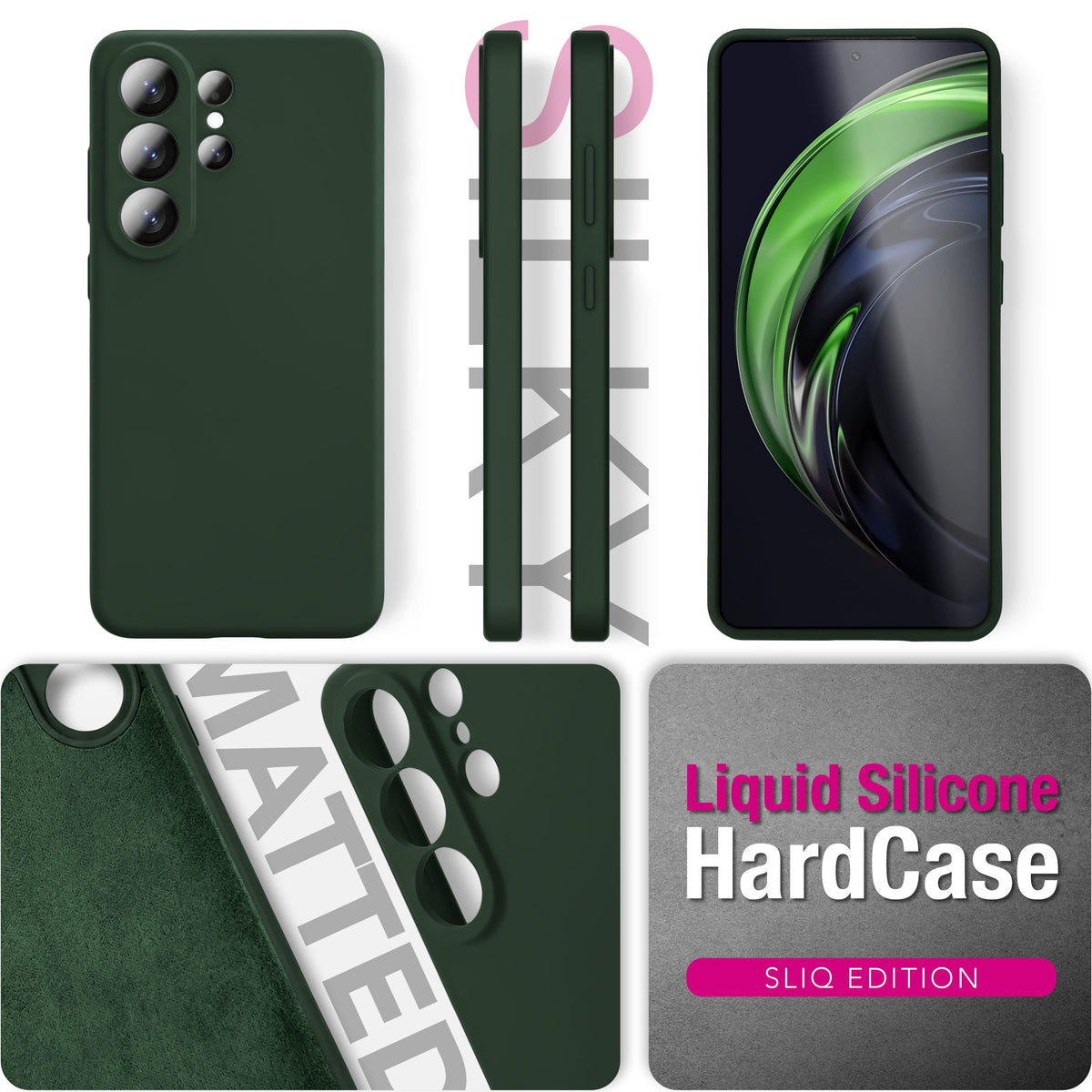 NALIA Silikonhülle für Samsung Galaxy S26 Ultra – Kameraschutz & Innenfutter – PHOENIX (Soft-Touch Case) – Marke aus Berlin