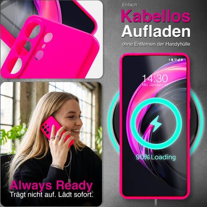 NALIA Silikonhülle für Samsung Galaxy S26 Ultra – Kameraschutz & Innenfutter – PHOENIX (Soft-Touch Case) – Marke aus Berlin