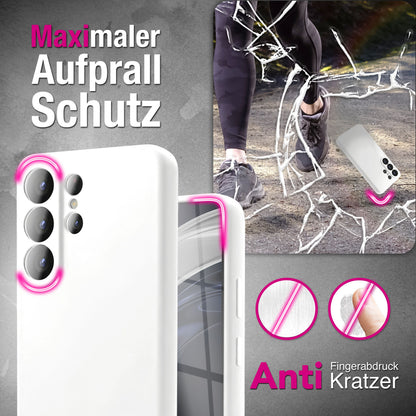 NALIA Silikonhülle für Samsung Galaxy S26 Ultra – Kameraschutz & Innenfutter – PHOENIX (Soft-Touch Case) – Marke aus Berlin