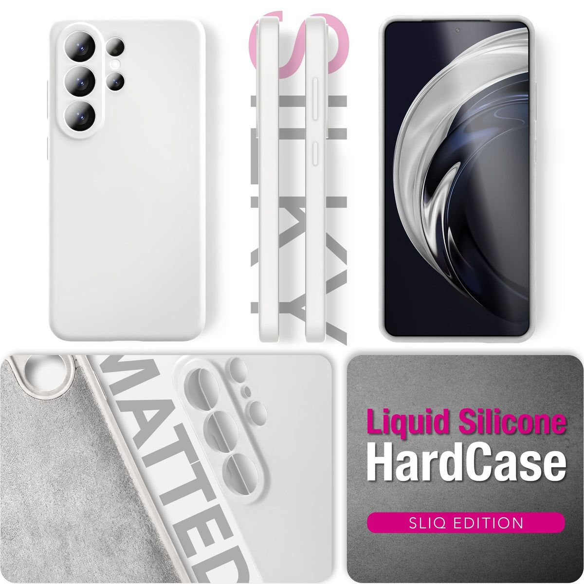 NALIA Silikonhülle für Samsung Galaxy S26 Ultra – Kameraschutz & Innenfutter – PHOENIX (Soft-Touch Case) – Marke aus Berlin