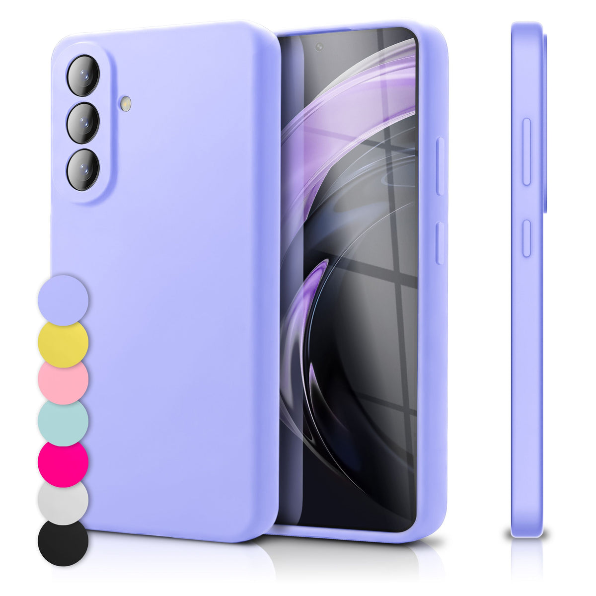 NALIA Silikonhülle für Samsung Galaxy A57 – Kameraschutz & Innenfutter – PHOENIX (Soft-Touch Case) – Marke aus Berlin