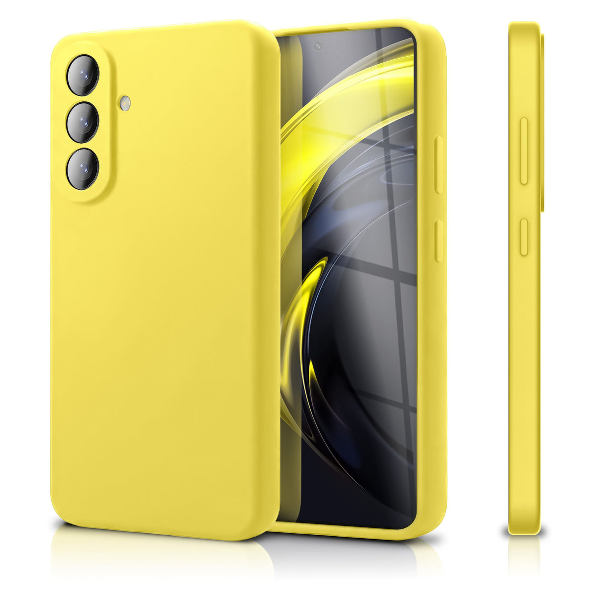 NALIA Silikonhülle für Samsung Galaxy A57 – Kameraschutz & Innenfutter – PHOENIX (Soft-Touch Case) – Marke aus Berlin