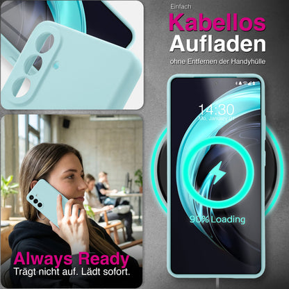 NALIA Silikonhülle für Samsung Galaxy A57 – Kameraschutz & Innenfutter – PHOENIX (Soft-Touch Case) – Marke aus Berlin