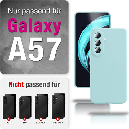 NALIA Silikonhülle für Samsung Galaxy A57 – Kameraschutz & Innenfutter – PHOENIX (Soft-Touch Case) – Marke aus Berlin