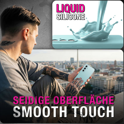 NALIA Silikonhülle für Samsung Galaxy A57 – Kameraschutz & Innenfutter – PHOENIX (Soft-Touch Case) – Marke aus Berlin