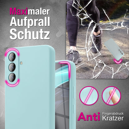 NALIA Silikonhülle für Samsung Galaxy A57 – Kameraschutz & Innenfutter – PHOENIX (Soft-Touch Case) – Marke aus Berlin