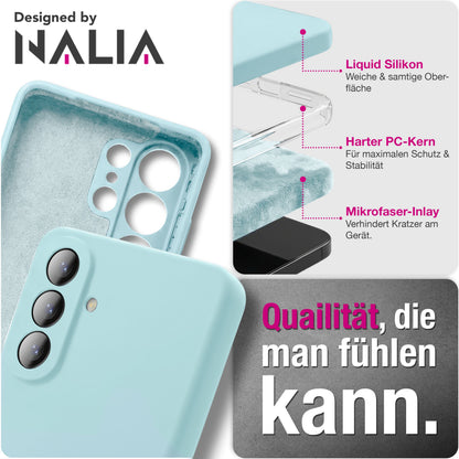 NALIA Silikonhülle für Samsung Galaxy A57 – Kameraschutz & Innenfutter – PHOENIX (Soft-Touch Case) – Marke aus Berlin