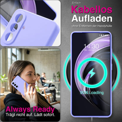 NALIA Silikonhülle für Samsung Galaxy A57 – Kameraschutz & Innenfutter – PHOENIX (Soft-Touch Case) – Marke aus Berlin