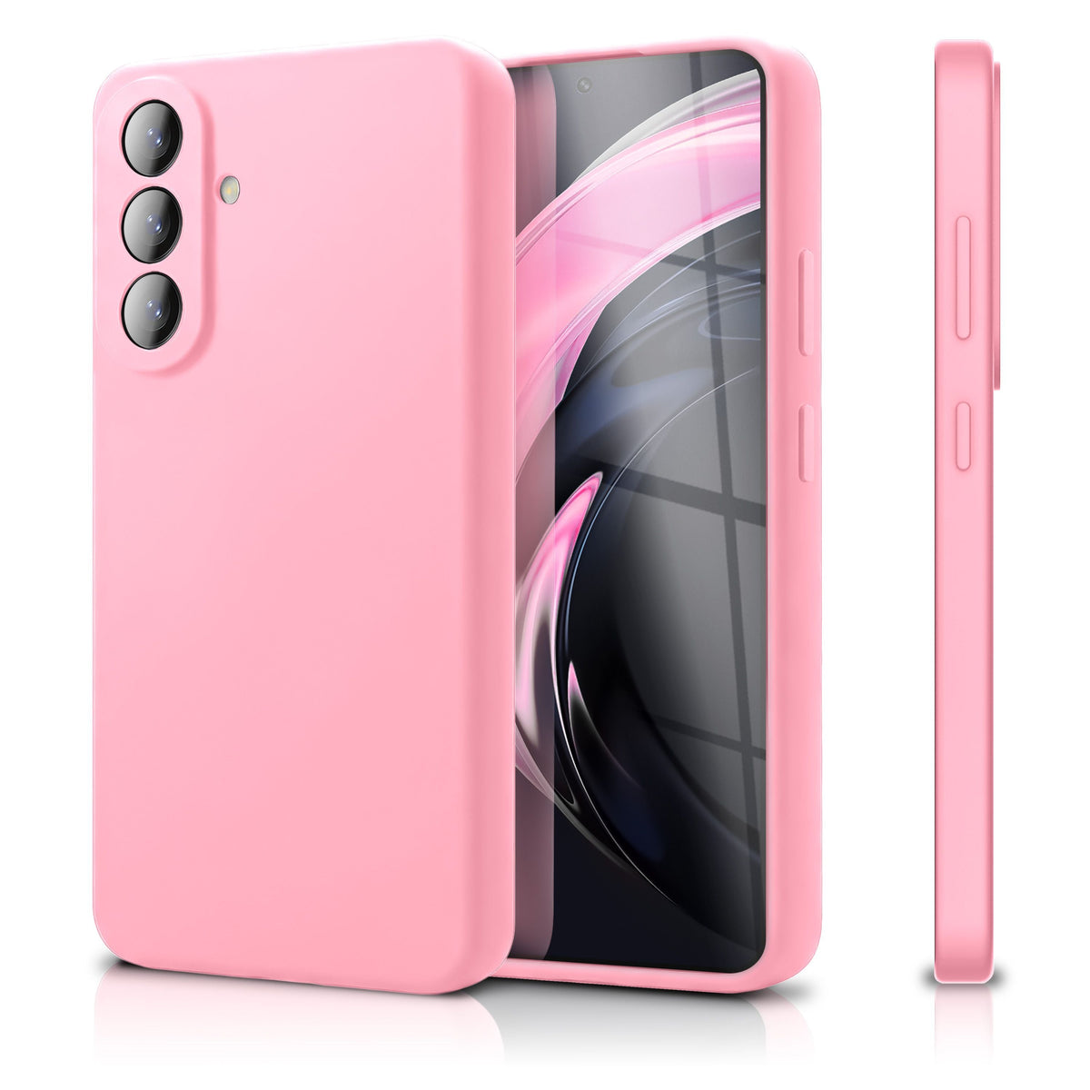 NALIA Silikonhülle für Samsung Galaxy A57 – Kameraschutz & Innenfutter – PHOENIX (Soft-Touch Case) – Marke aus Berlin
