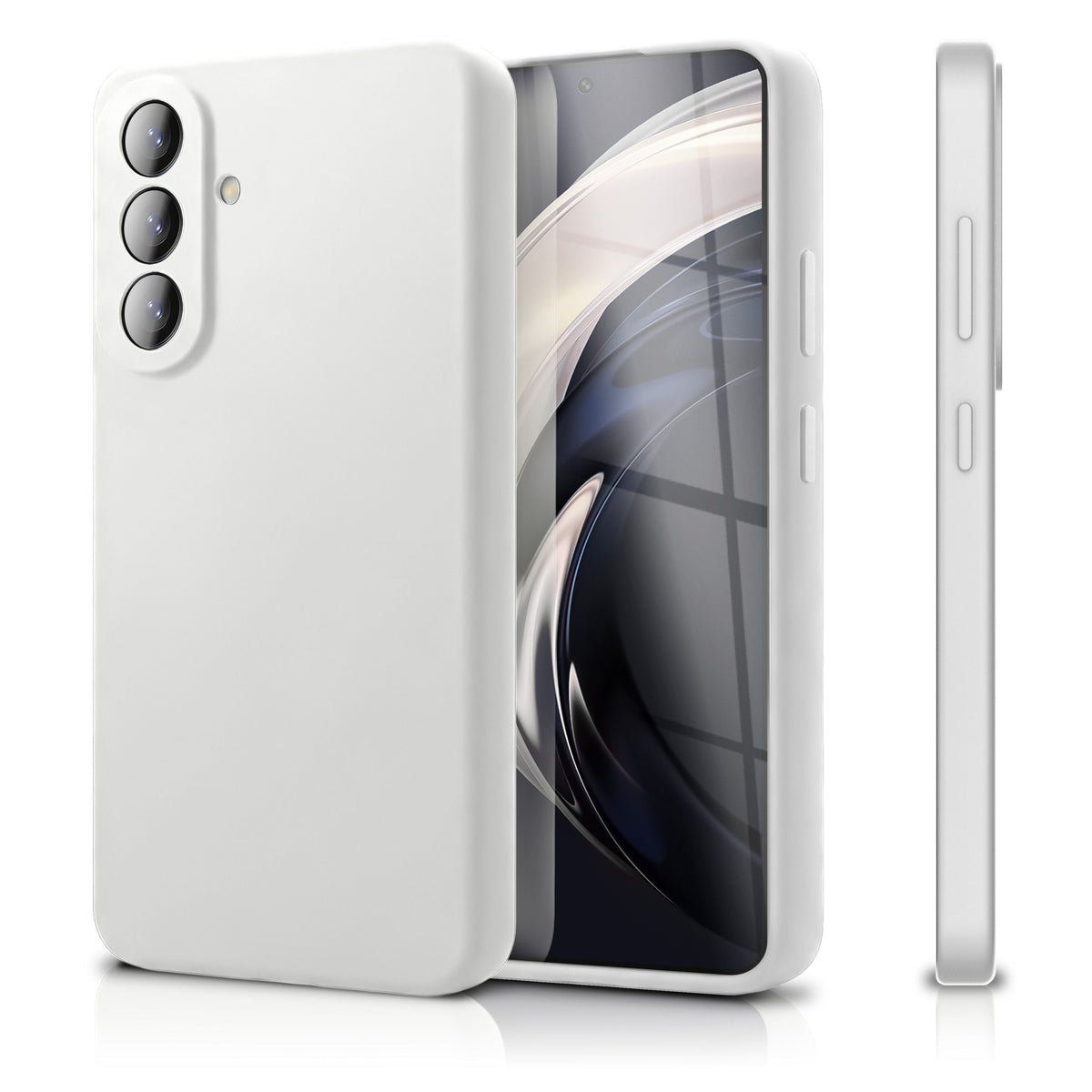 NALIA Silikonhülle für Samsung Galaxy A57 – Kameraschutz & Innenfutter – PHOENIX (Soft-Touch Case) – Marke aus Berlin