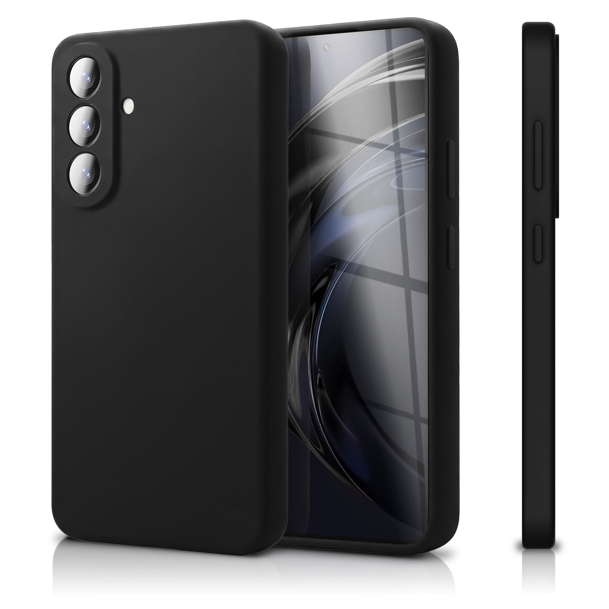 NALIA Silikonhülle für Samsung Galaxy A57 – Kameraschutz & Innenfutter – PHOENIX (Soft-Touch Case) – Marke aus Berlin