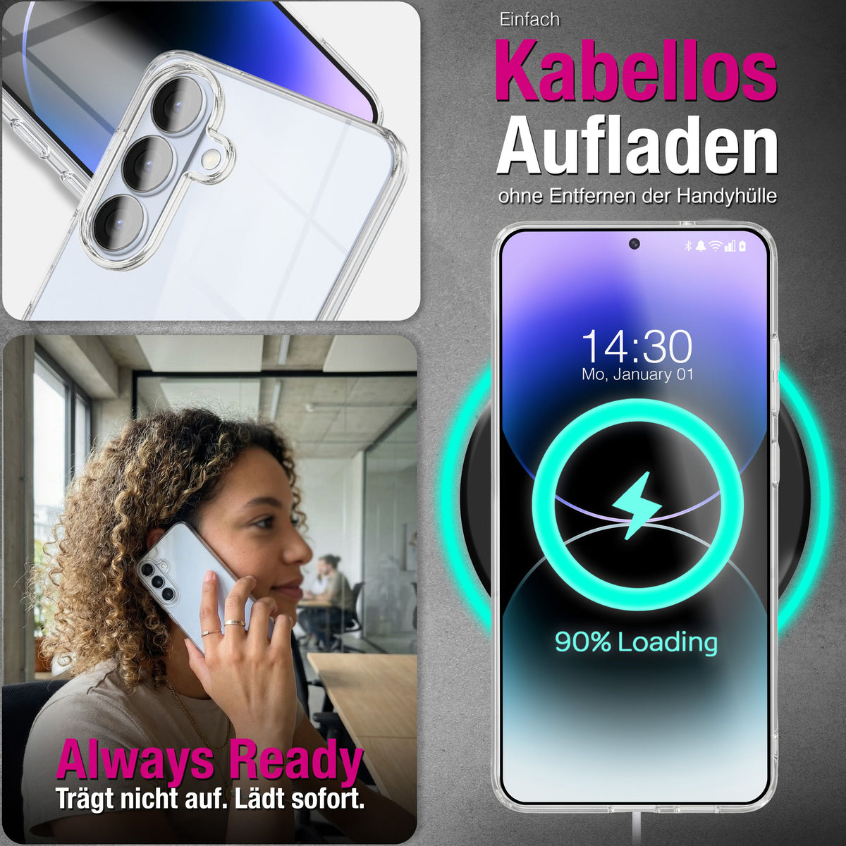 NALIA 360° Hülle für Samsung Galaxy S26 – Vorne & Hinten Schutz – 360GUARD (Full-Body Case) – Marke aus Berlin