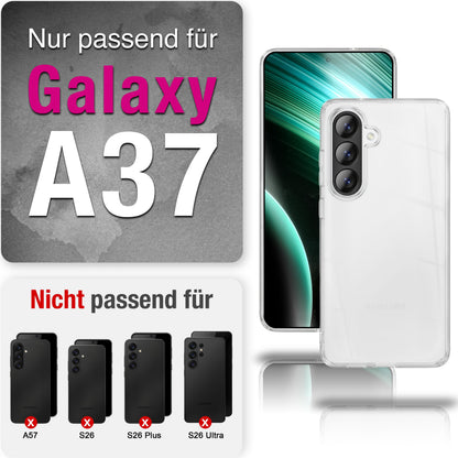 NALIA 360° Hülle für Samsung Galaxy A37 – Vorne & Hinten Schutz – 360GUARD (Full-Body Case) – Marke aus Berlin