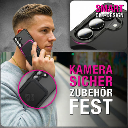 NALIA Mattes Magnet-Case für Samsung Galaxy S26 Plus – MagSafe kompatibel, Vergilbungsfrei & Perfekter Zubehör-Halt – SLATE (Stoßfeste Handyhülle) – Marke aus Berlin