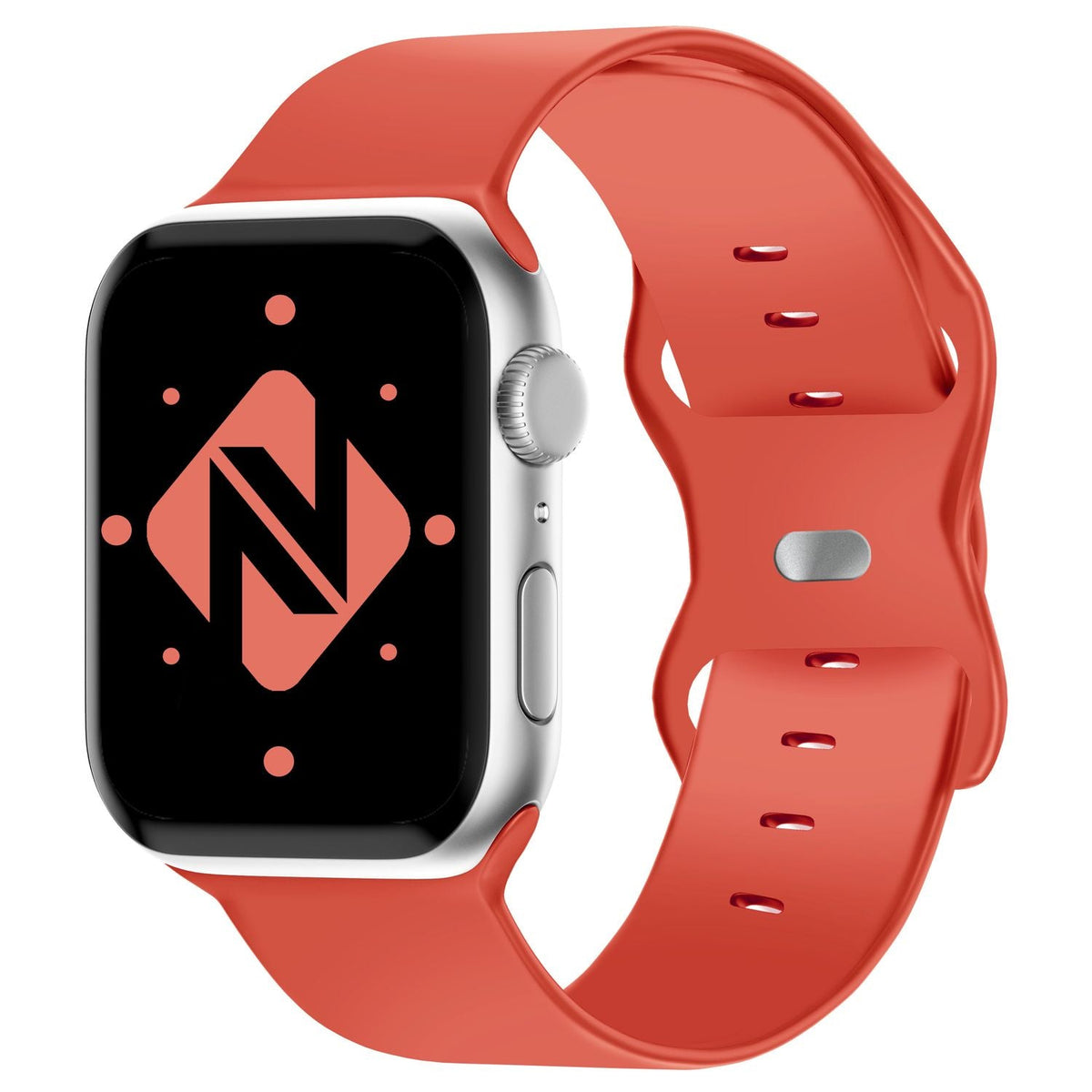 NALIA Silikon Smart-Watch Ersatzarmband kompatibel mit Apple Watch Armband SE & Series 8/7/6/5/4/3/2/1, 38mm 40mm 41mm, iWatch Fitnessuhr Sportarmband Damen & Herren
