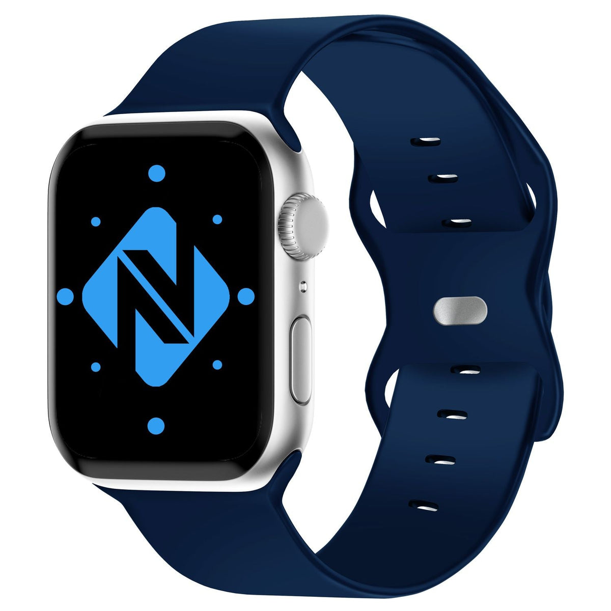 NALIA Silikon Smart-Watch Ersatzarmband kompatibel mit Apple Watch Armband SE & Series 8/7/6/5/4/3/2/1, 38mm 40mm 41mm, iWatch Fitnessuhr Sportarmband Damen & Herren