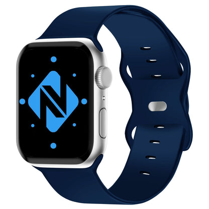 NALIA Silikon Smart-Watch Ersatzarmband kompatibel mit Apple Watch Armband SE & Series 8/7/6/5/4/3/2/1, 38mm 40mm 41mm, iWatch Fitnessuhr Sportarmband Damen & Herren