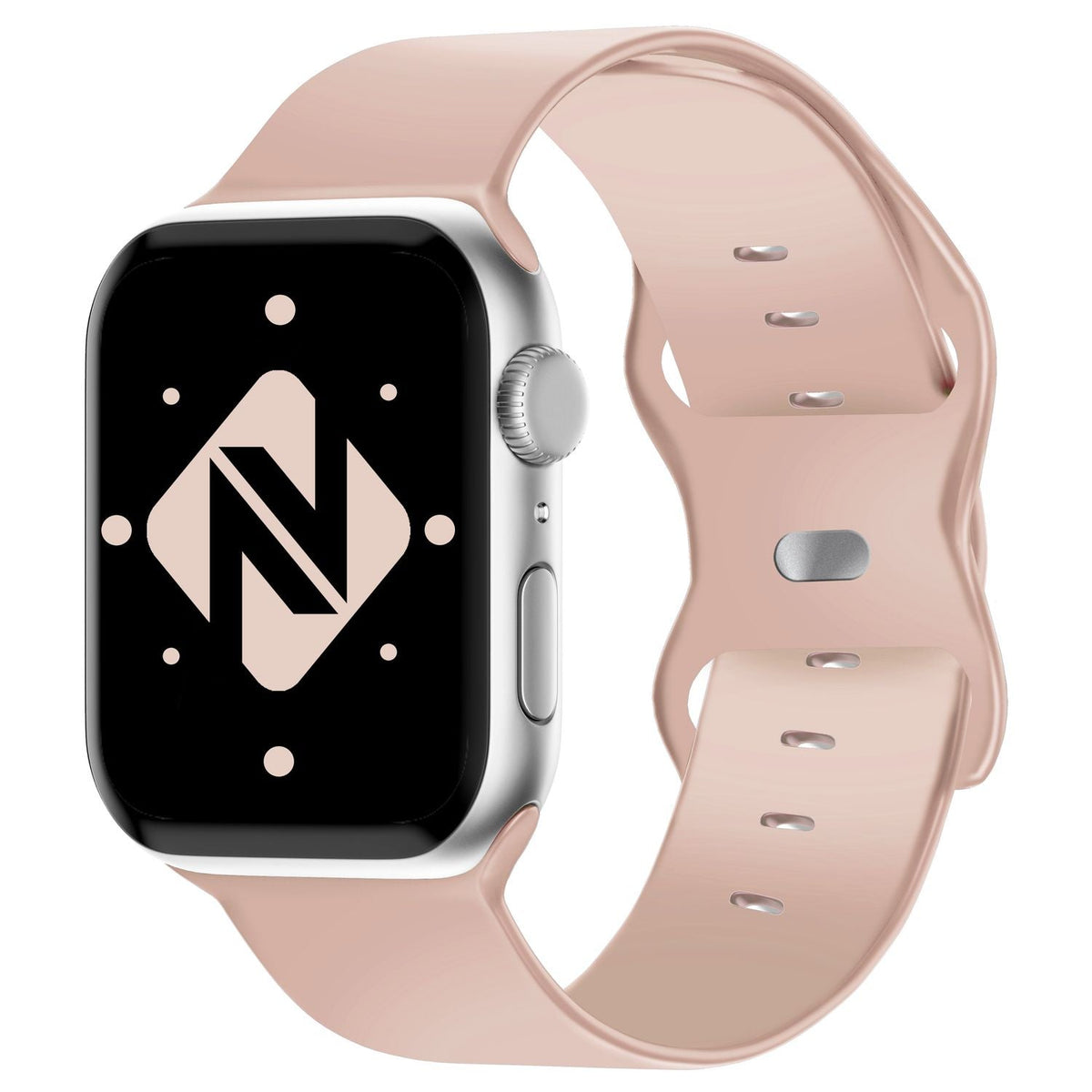 NALIA Silikon Smart-Watch Ersatzarmband kompatibel mit Apple Watch Armband SE & Series 8/7/6/5/4/3/2/1, 38mm 40mm 41mm, iWatch Fitnessuhr Sportarmband Damen & Herren