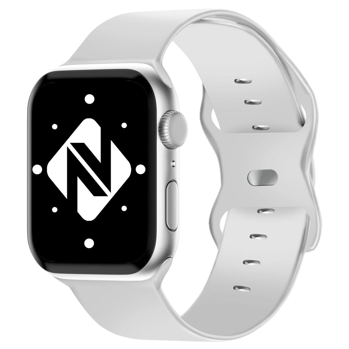 NALIA Silikon Smart-Watch Ersatzarmband kompatibel mit Apple Watch Armband SE & Series 8/7/6/5/4/3/2/1, 38mm 40mm 41mm, iWatch Fitnessuhr Sportarmband Damen & Herren