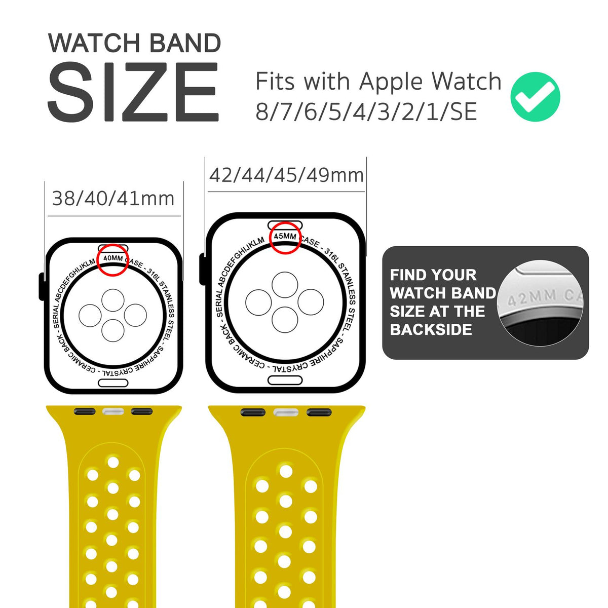 NALIA Gelochtes Silikon Smart-Watch Ersatzarmband kompatibel mit Apple Watch Armband SE & Series 8/7/6/5/4/3/2/1, 38mm 40mm 41mm, iWatch Fitnessarmband Damen & Herren
