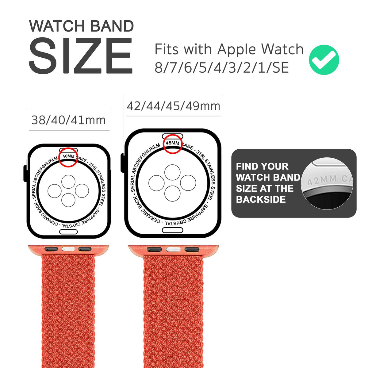 NALIA Geflochtenes Smart Watch Armband kompatibel mit Apple Watch Armband SE & Series 8/7/6/5/4/3/2/1, 38mm 40mm 41mm, iWatch Uhr-Band Damen & Herren, Nylon
