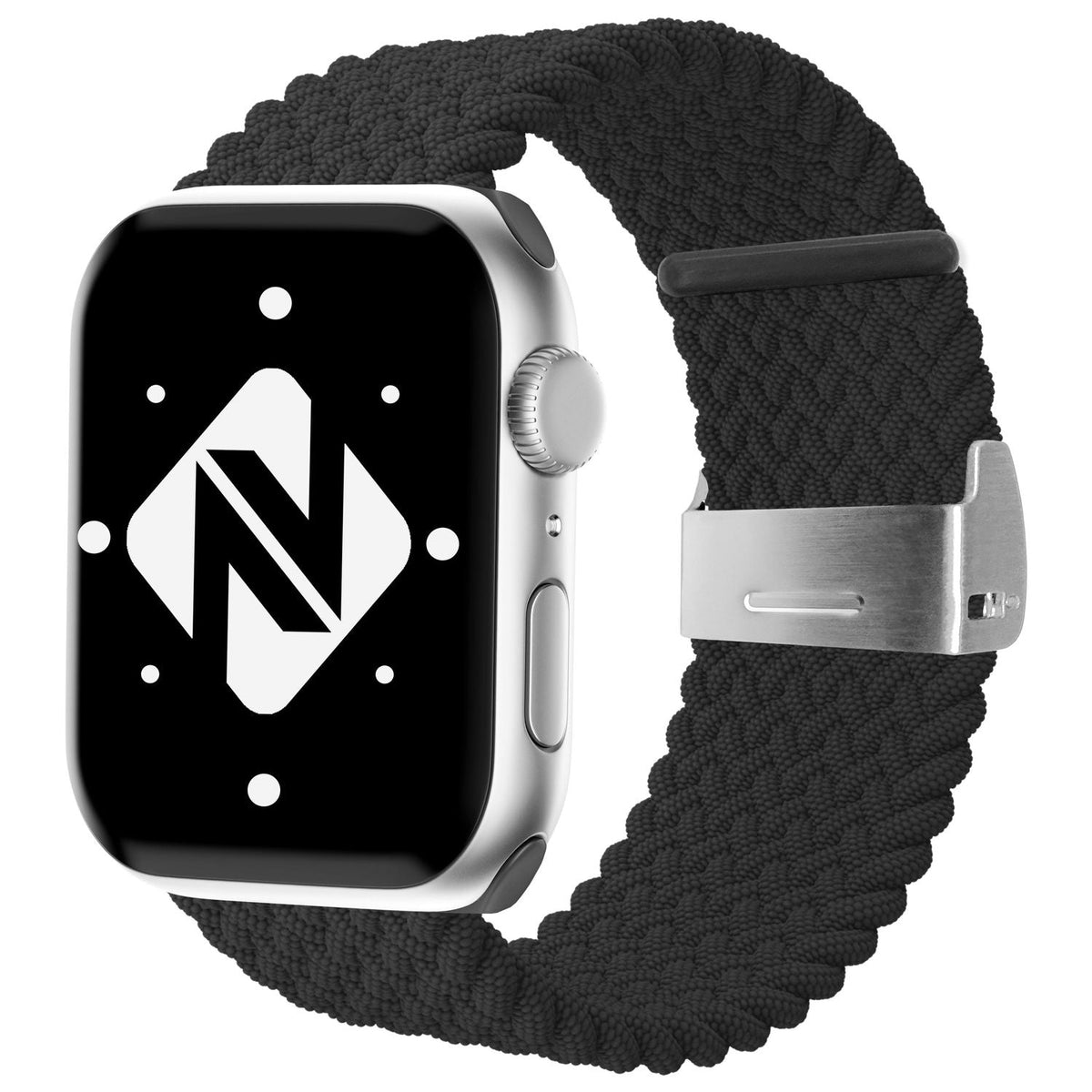 NALIA Geflochtenes Smart Watch Armband kompatibel mit Apple Watch Armband SE & Series 8/7/6/5/4/3/2/1, 38mm 40mm 41mm, iWatch Uhr-Band Damen & Herren, Nylon