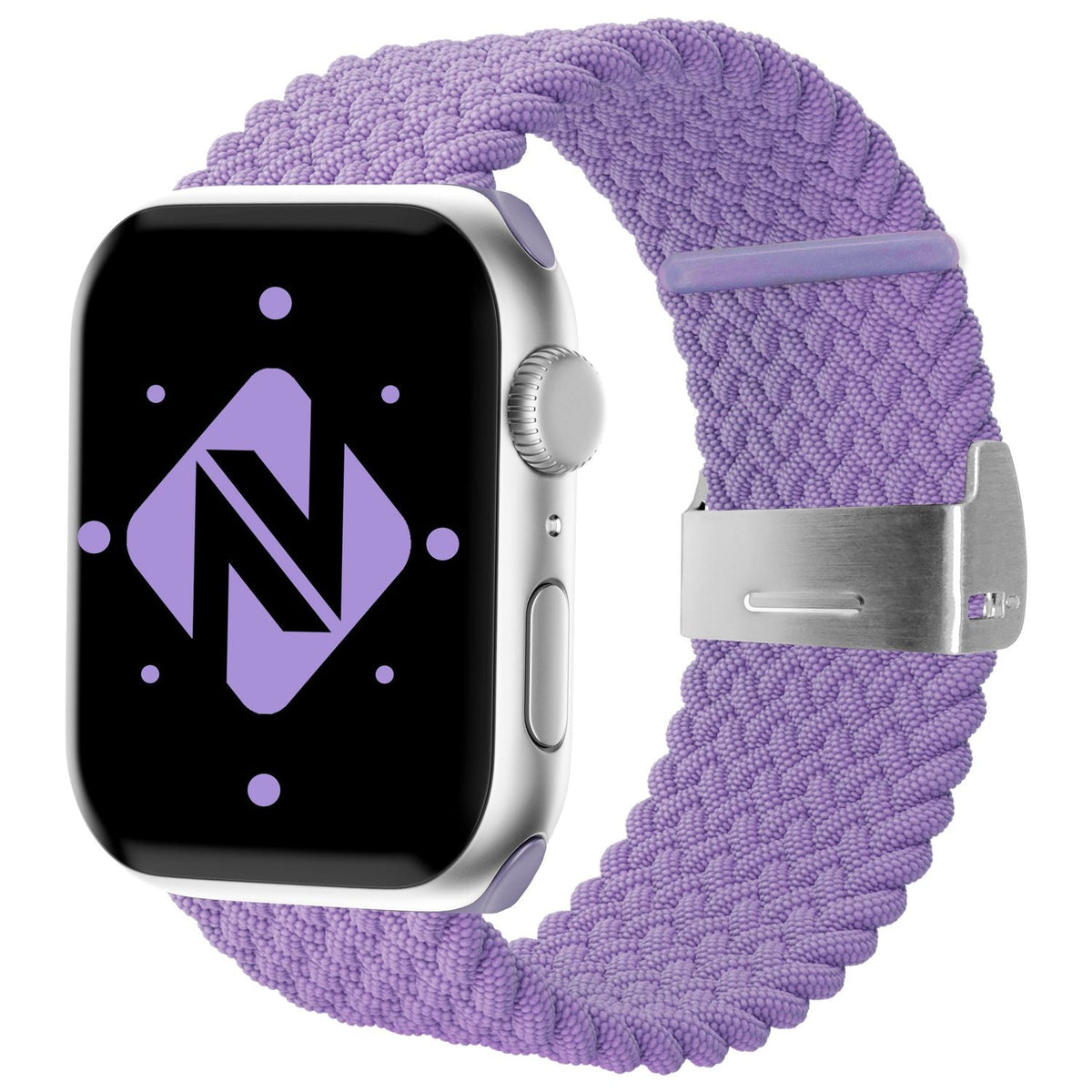 NALIA Geflochtenes Smart Watch Armband kompatibel mit Apple Watch Armband Ultra/SE & Series 8/7/6/5/4/3/2/1, 42mm 44mm 45mm 49mm, iWatch Uhr-Band Damen & Herren, Nylon