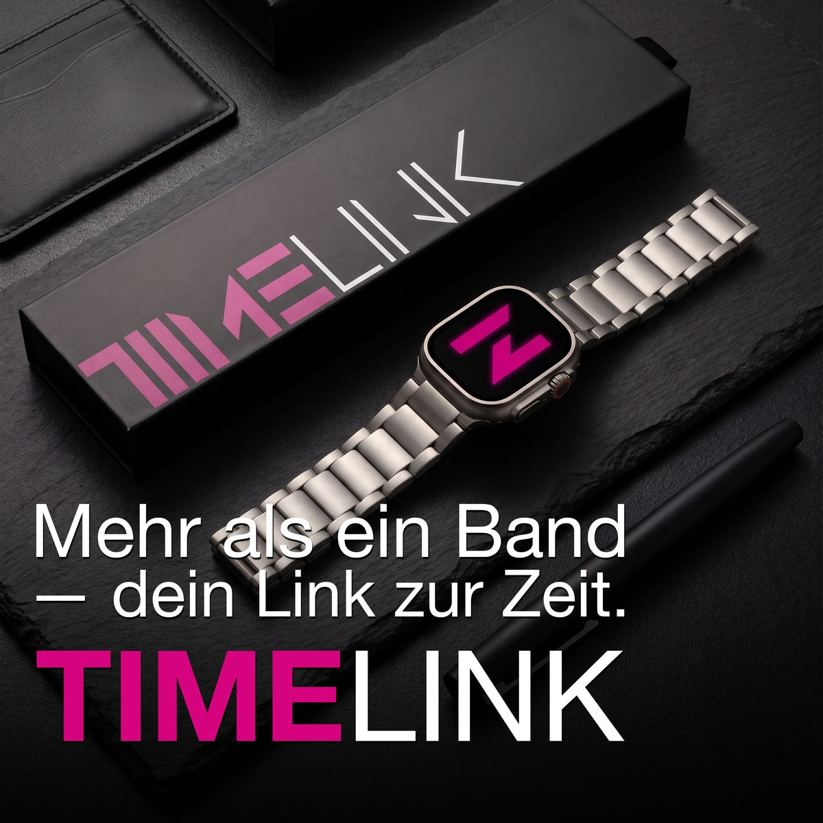 NALIA Argon Titan Armband kompatibel mit Apple Watch Armband iWatch Series SE/10/9/8/7/6/5/4/3/2/1, 38/40/41/42mm, Metall Ersatzarmband mit Faltschließe, Matt, Leicht, Rostfrei