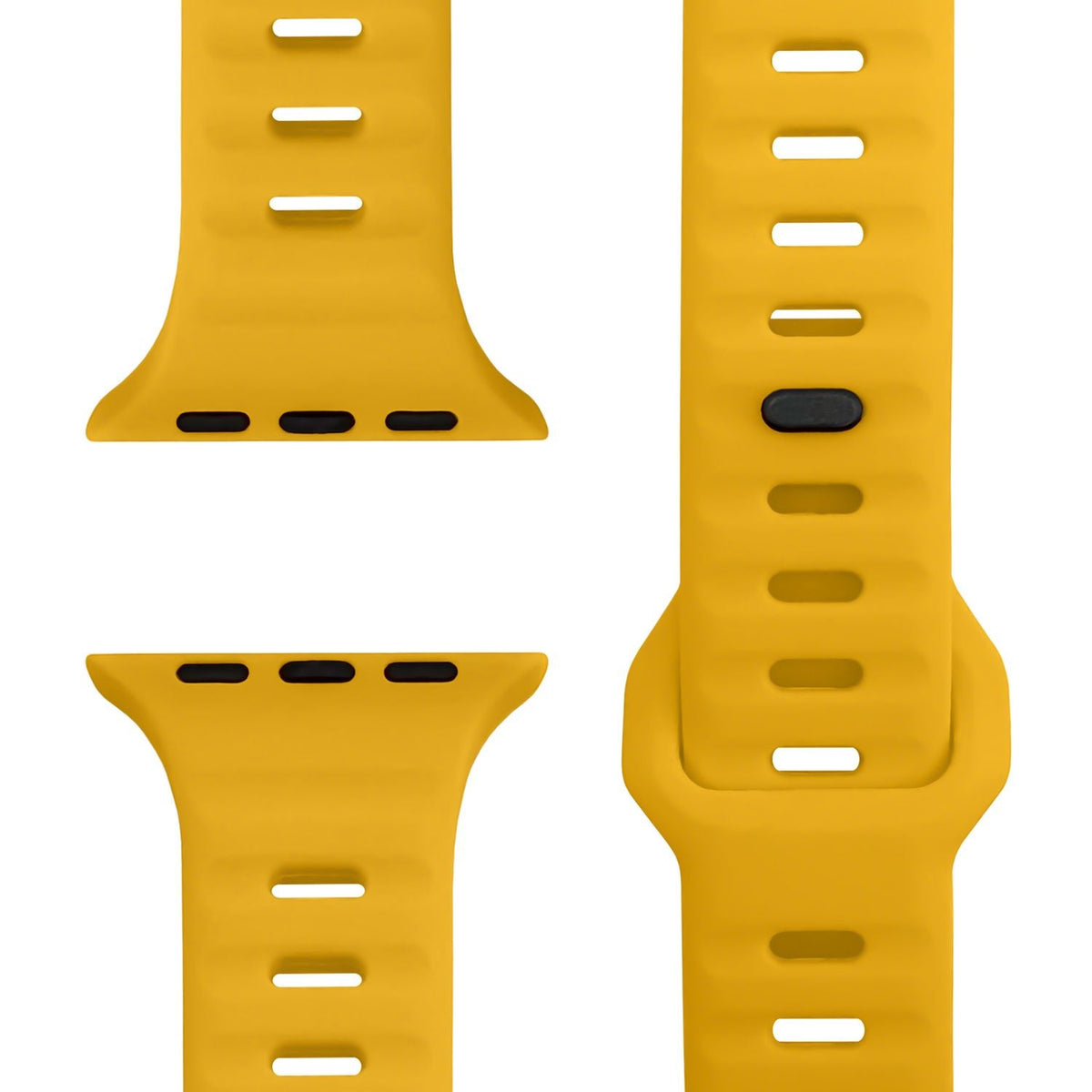 NALIA Motion Silikon Armband kompatibel mit Apple Watch Armband iWatch Series SE/10/9/8/7/6/5/4/3/2/1, 38/40/41/42mm, Ersatzarmband Soft Sportarmband mit Steck-Pin Verschluss