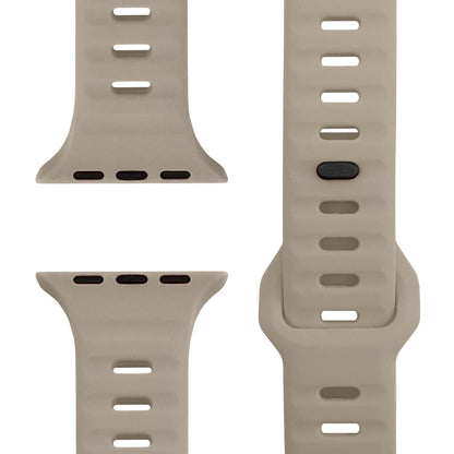 NALIA Motion Silikon Armband kompatibel mit Apple Watch Armband iWatch Series SE/10/9/8/7/6/5/4/3/2/1, 38/40/41/42mm, Ersatzarmband Soft Sportarmband mit Steck-Pin Verschluss