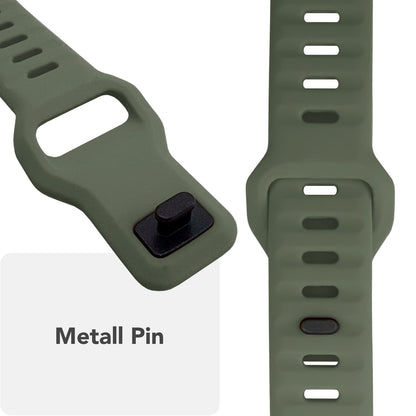 NALIA Motion Silikon Armband kompatibel mit Apple Watch Armband iWatch Series SE/10/9/8/7/6/5/4/3/2/1, 38/40/41/42mm, Ersatzarmband Soft Sportarmband mit Steck-Pin Verschluss