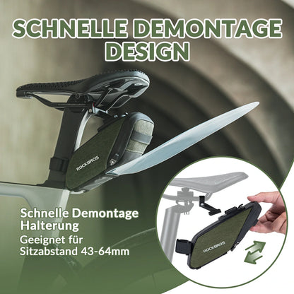 Fahrrad Satteltasche mit Durchsichtigen PVC Kotflügel