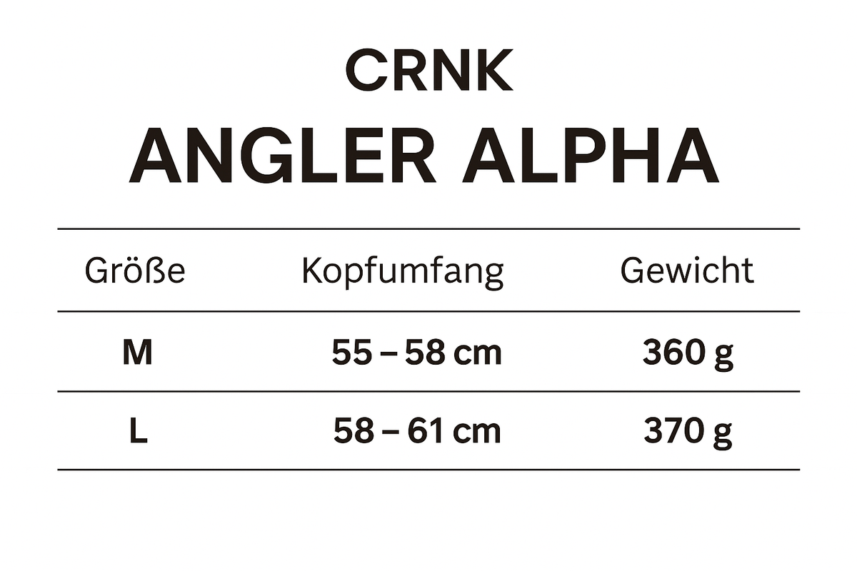 CRNK Angler Alpha Fahrradhelm – LED & MIPS | E-Bike & Rennrad