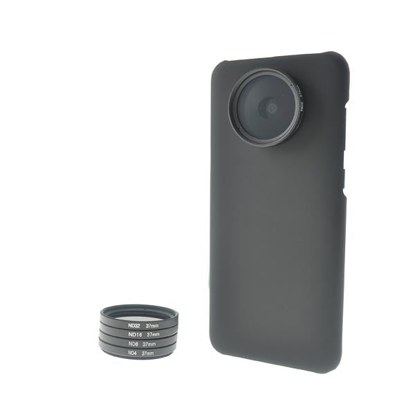 SYSTEM-S Neutraldichtefilter ND-Filter Linse Set 37mm für Samsung Galaxy S8 Plus - DREIKS
