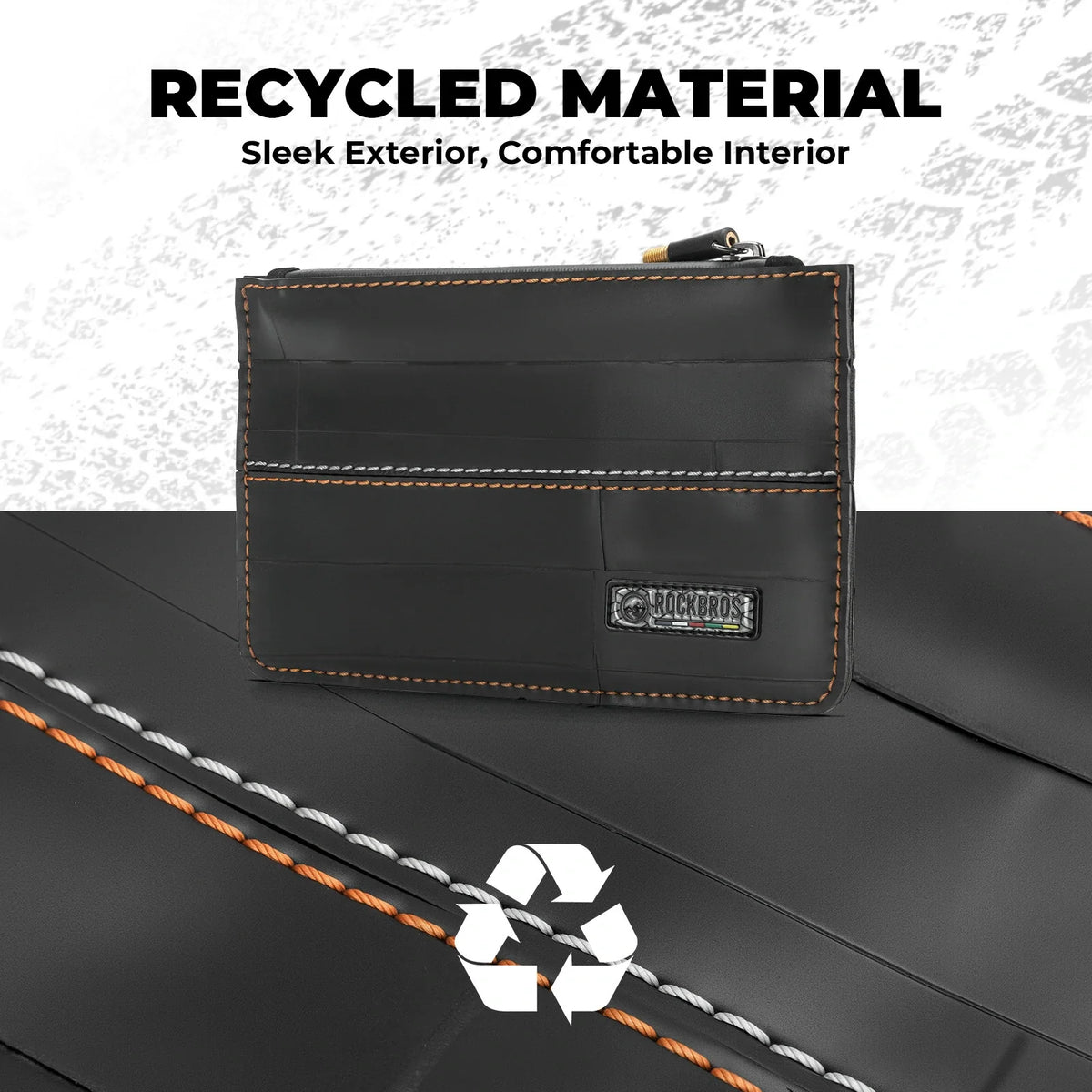ROAD TO SKY Nachhaltige Beutel aus recycelten Reifen 0,7L