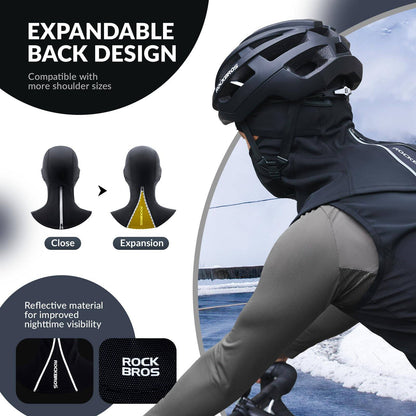 ROCKBROS Balaclava Herbst Winter Skimaske Atmungsaktiv Gesichtshaube