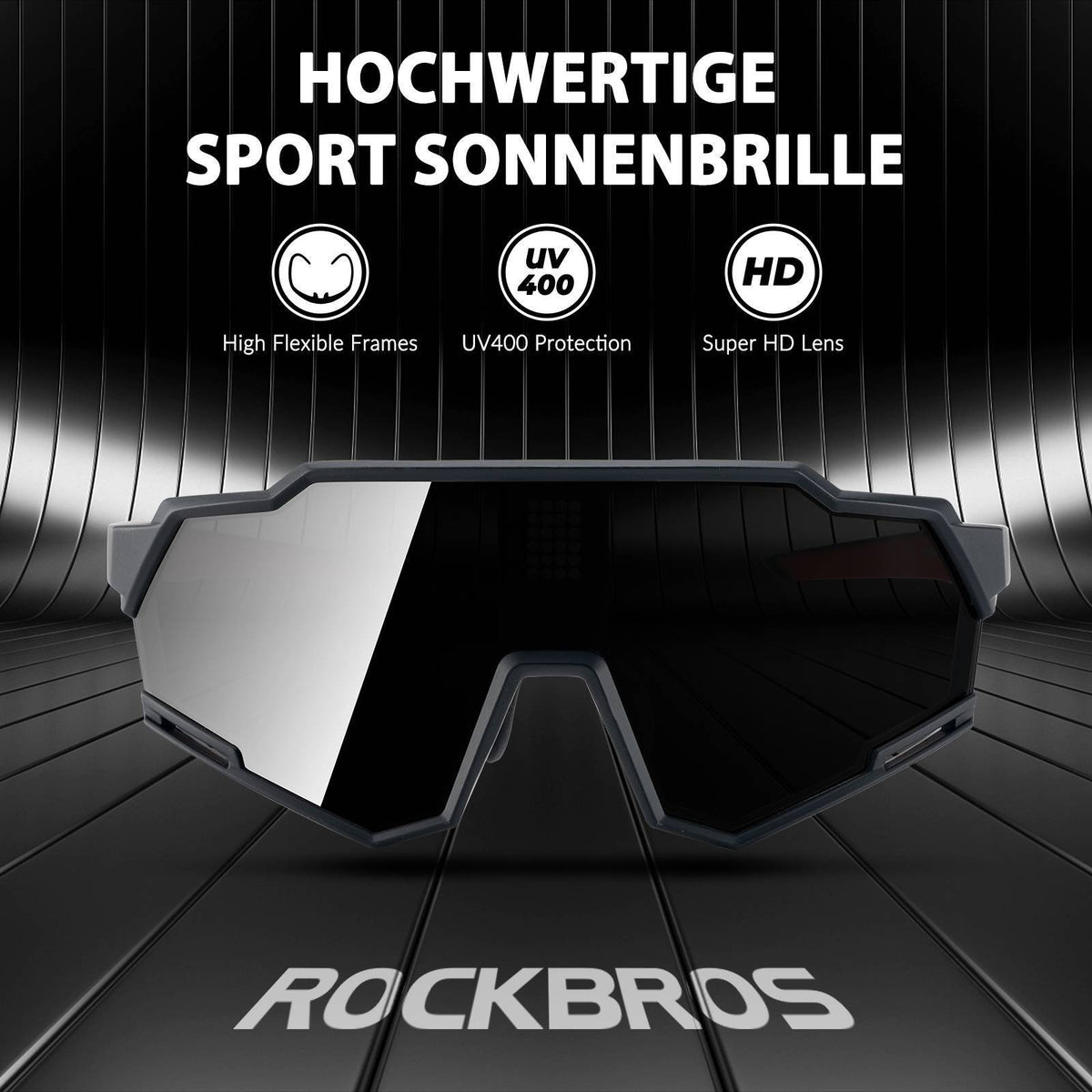Smarte Radbrille mit Elektronischer Verdunkelung