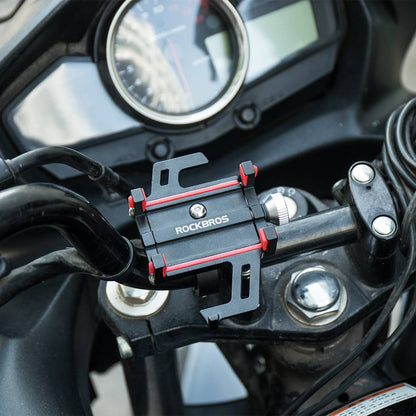 ROCKBROS Fahrrad Motorrad Handyhalterung mit 360 Rotation Clip
