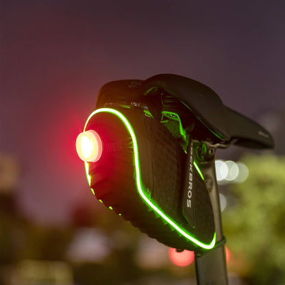 ROCKBROS Fahrrad Satteltaschen Werkzeugtasche mit Reflektorstreifen 1L