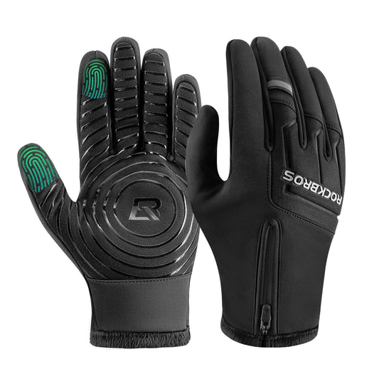 ROCKBROS Fahrradhandschuhe Touchscreen Warme Winterhandschuhe S-XL