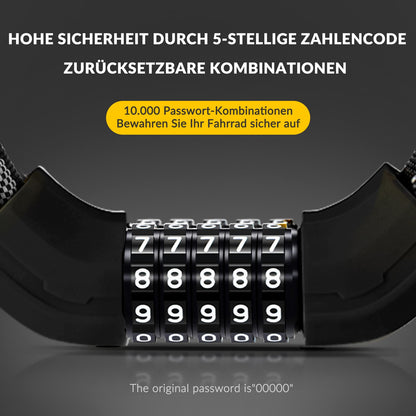 ROCKBROS Fahrradschloss Zahlenschloss 19mm Dickes