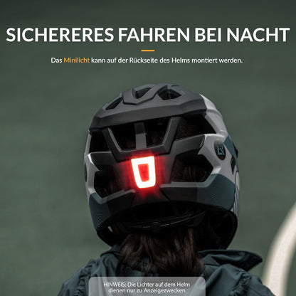 ROCKBROS Kinderhelm BMX MTB Helm mit Abnehmbarem Kinnschutz und Krempe