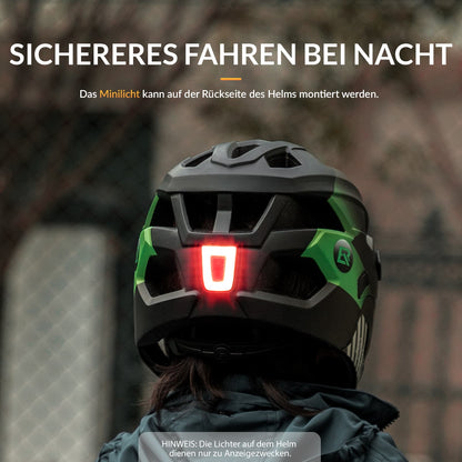 ROCKBROS Kinderhelm BMX MTB Helm mit Abnehmbarem Kinnschutz und Krempe