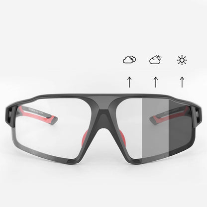 ROCKBROS Photochrome Sonnenbrille für Outdoor-Aktivitäten Unisex