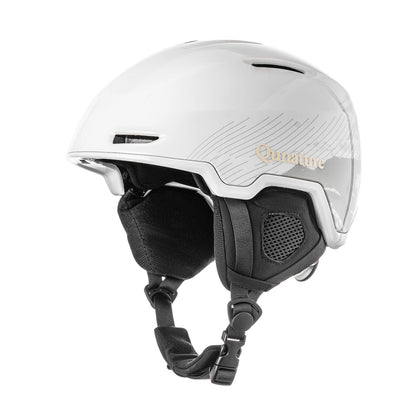ROCKBROS-Qunature Skihelm mit Ohrenschützern Schneehelm Winter für Skifahren