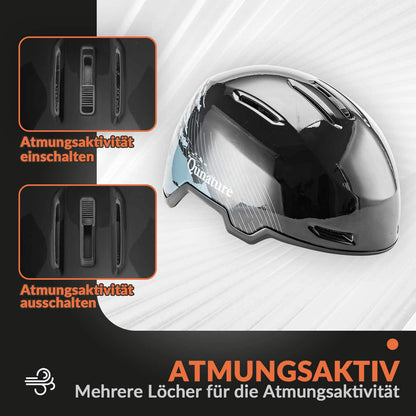 ROCKBROS-Qunature Skihelm mit Ohrenschützern Schneehelm Winter für Skifahren