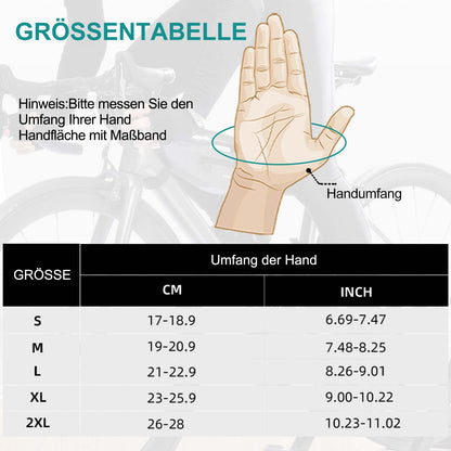 ROCKBROS Reithandschuhe Full Finger SBR Herren Sporthandschuhe M-XXL