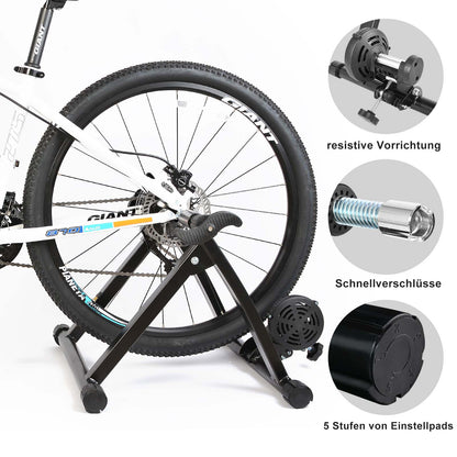 ROCKBROS Rollentrainer Magnetisches Indoor-Bike-Trainingsgerät Faltbar