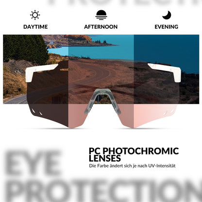 Ultraleichte und Selbsttönende Fahrradbrille (UV400)